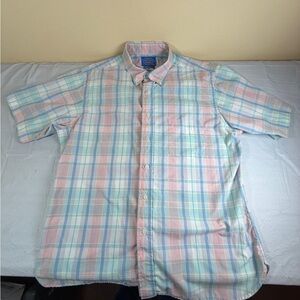 Pendleton Men's Pastel Plaid Button-Down Shirt